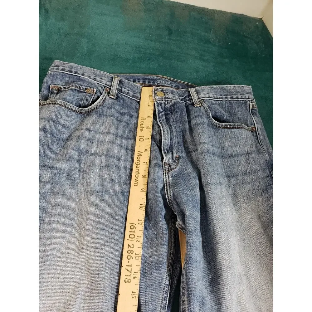 Banana Republic Jeans Size 36x30 Mens Blue Pants Stretch Denim Straight